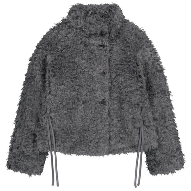 코이세이오 퍼자켓 그레이