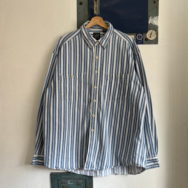 OLD GAP Denim Stripe Shirt