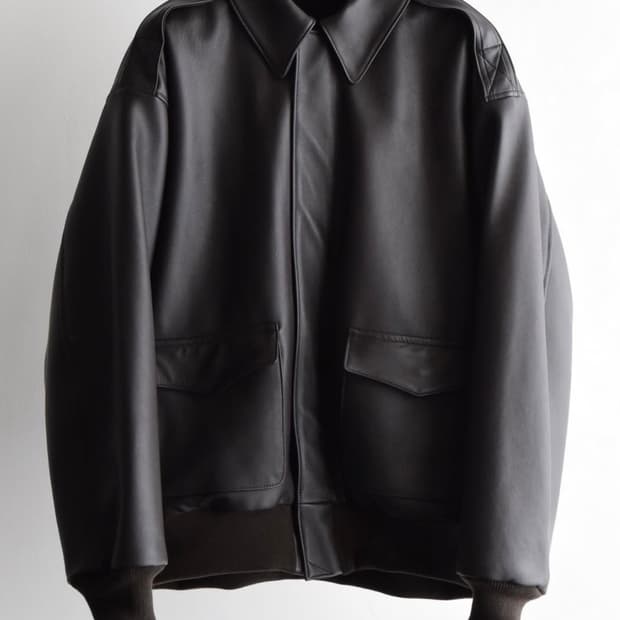 코모리 A2 램 레더 가죽 자켓