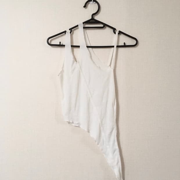 fairy white sleeveless top