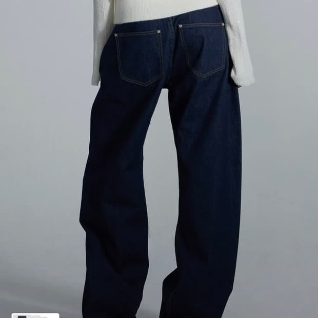 스컬프터 Everyday Lowrise Denim Indigo Blue