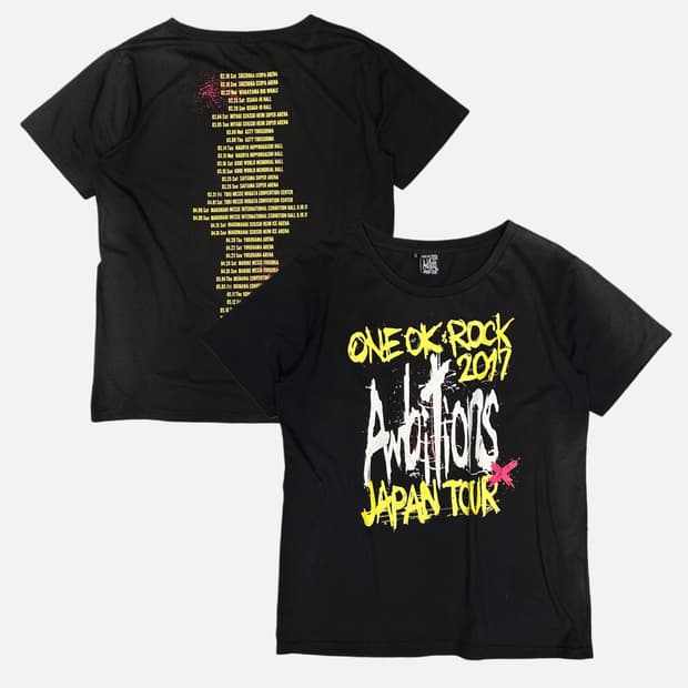 ONE OK ROCK 2017 tour official t-shirt