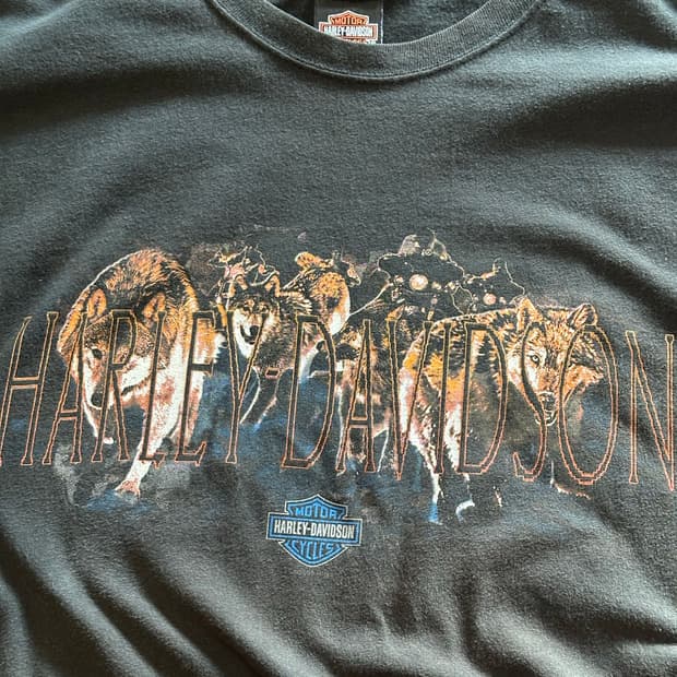 00s Harley-Davidson "Wolf Pack" - 3XL