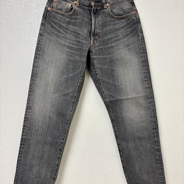 [새제품] FOB factory 셀비지 그레이 워싱데님 32/30