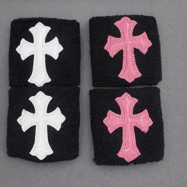 새상품) 크롬하츠 크로스 패치 손목 아대