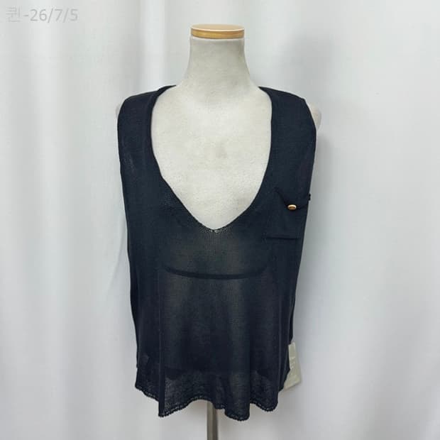 보세 여자 미착용새제품 니트조끼 FREE