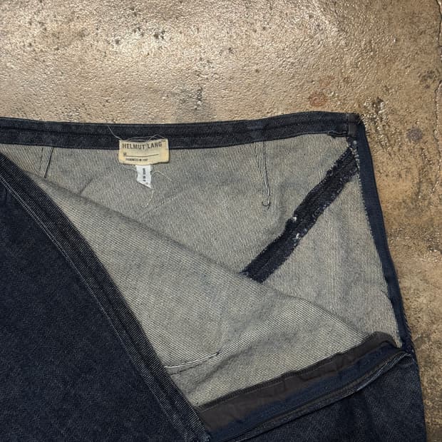 27-28inch ) HELMUT LANG Raw Denim Skirt