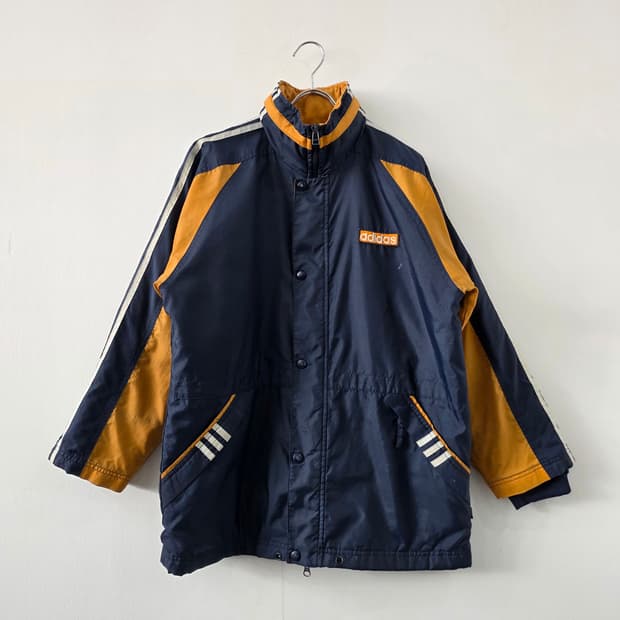 90s 아디다스 빈티지 배색 워크자켓 패딩