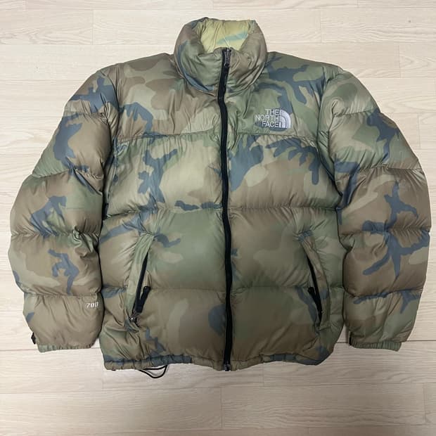 노스페이스 카모 센터 로고 M사이즈