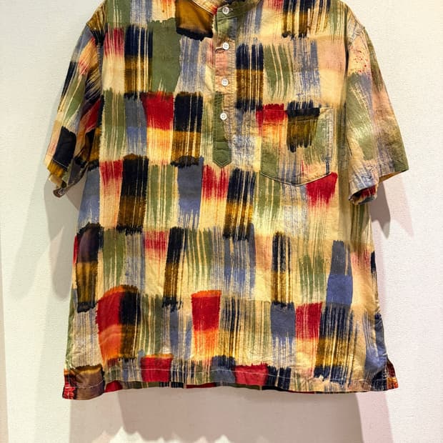 GAIJIN MADE Patterned Henley Shirt