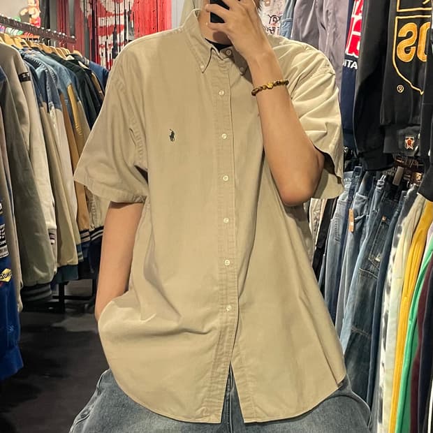 [IM] Polo 폴로 베이지 반팔셔츠