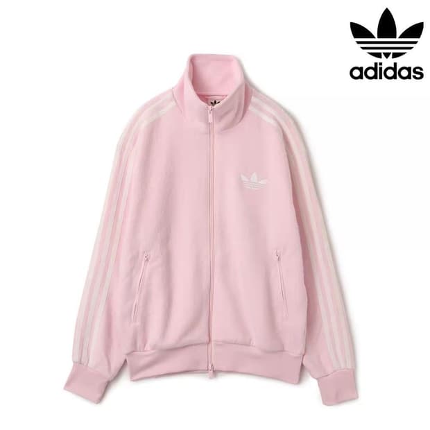 아디다스 오리지널 모헤어 파이어버드 핑크 져지 사이즈 M