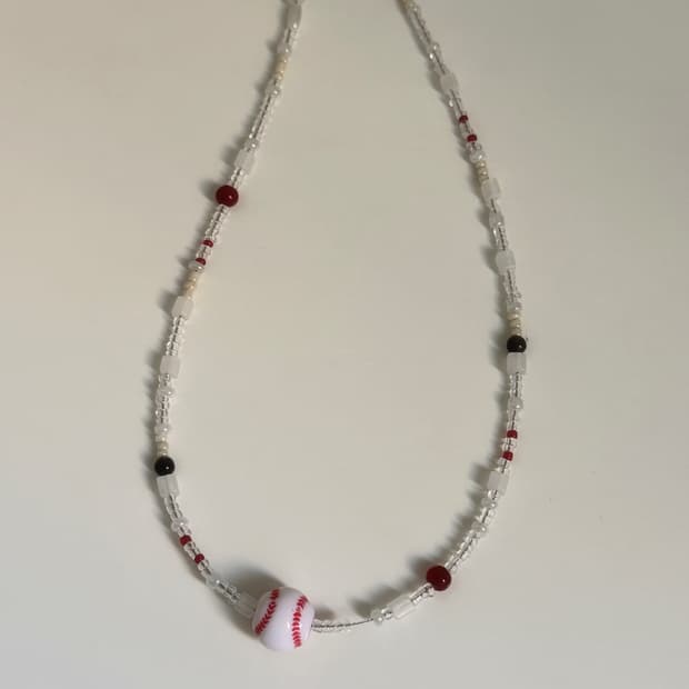 야구 비즈목걸이