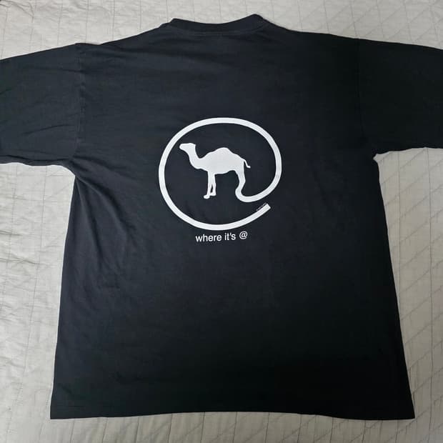 [XL] 90s 카멜 where it's @ 빈티지 티셔츠 ver 엘살바