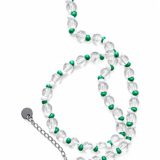[담슨] 그린 소다 비즈 목걸이 Green Soda Necklace