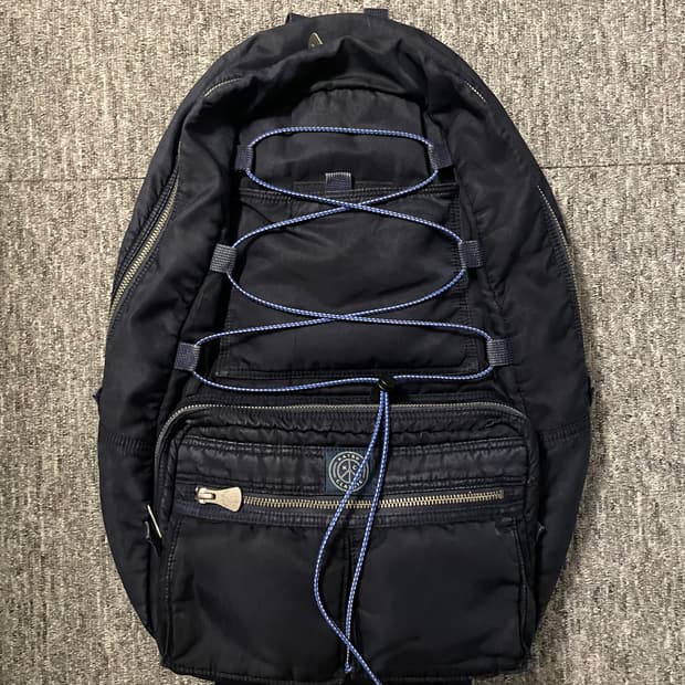 포터클래식 슈퍼나일론 데이팩 네이비