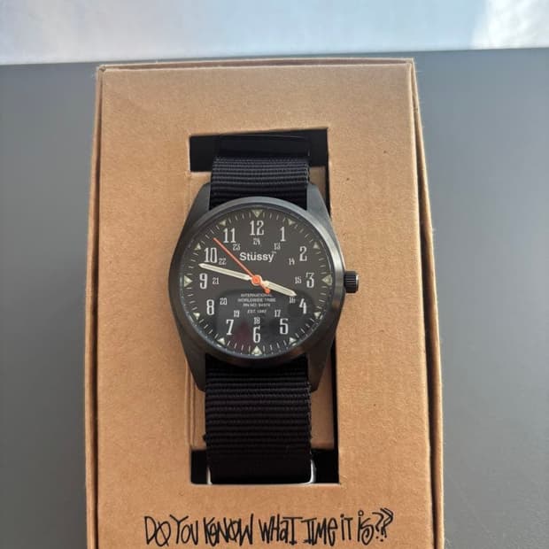 13ss 스투시 타임 오란 필드워치