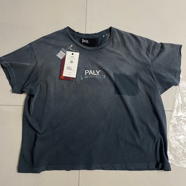 [L] 팔리할리우드  CORE LOGO TEE VINTAGE BLACK