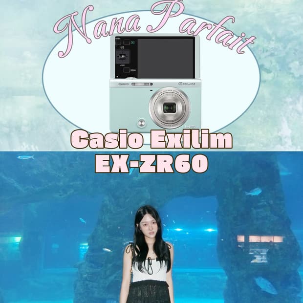 셀카모드 희귀템 카시오 casio exilim ex-zr60🍼🩵민트