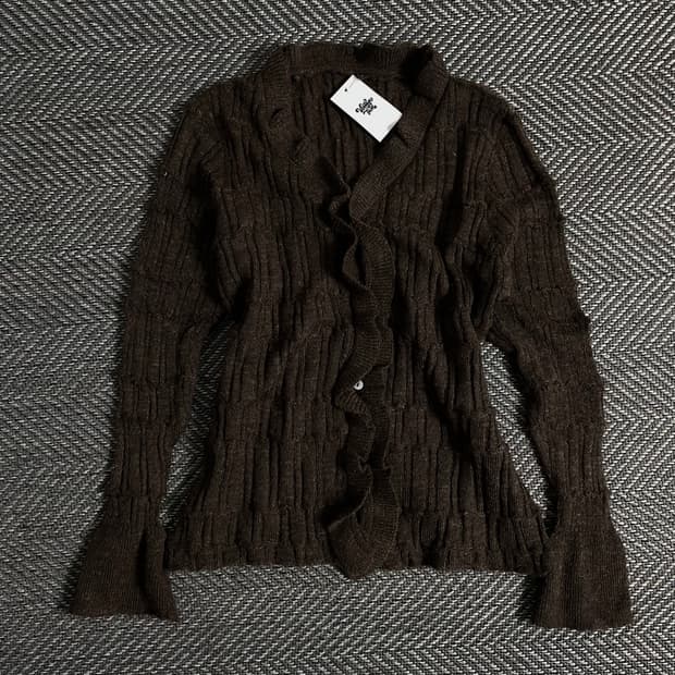 빈티지 우먼스 절개 디테일 가디건o 3379