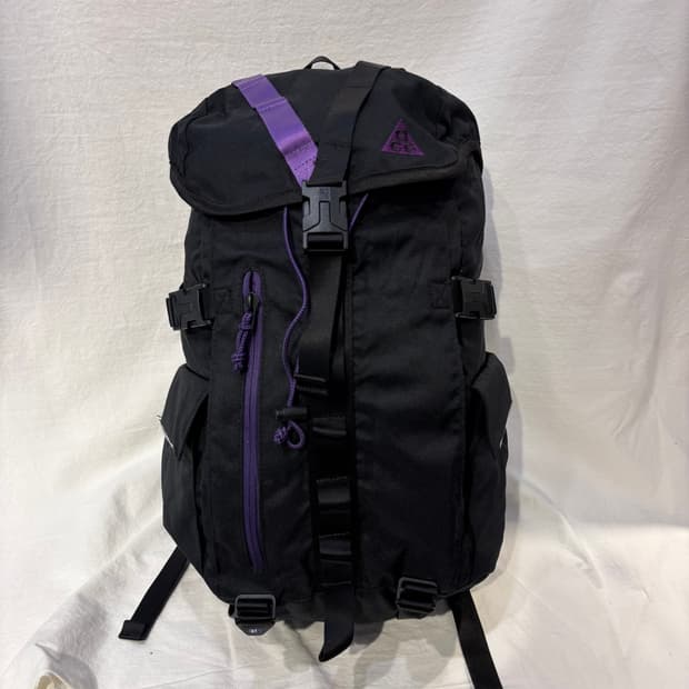 나이키 acg 퍼플 버클 백팩