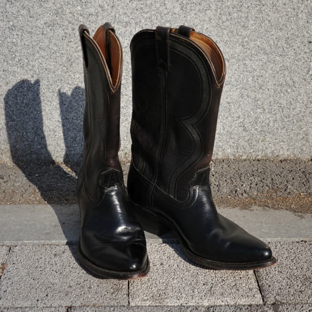 80s Double H 웨스턴 부츠