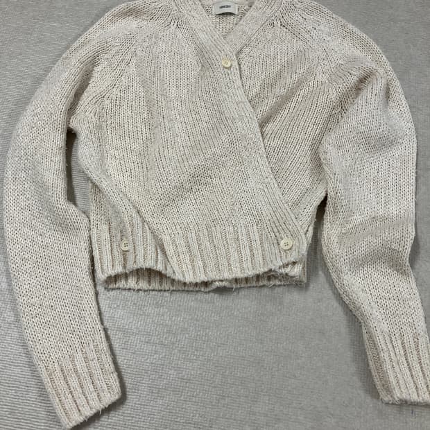베르센트 s/s Bamboo wrap cardigan (natural)