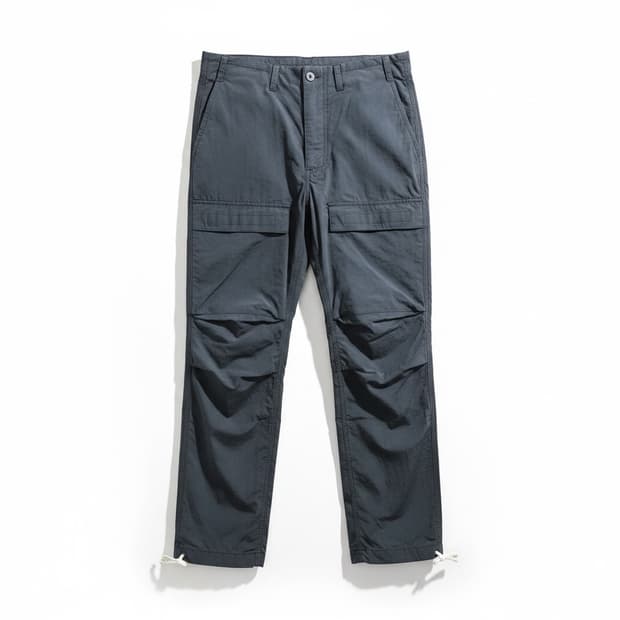 ETCE 나일론 카고 블랙 팬츠 M