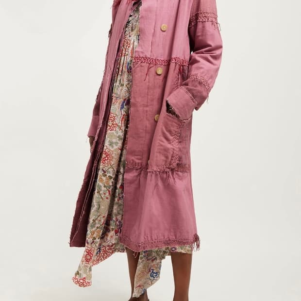 바이 왈리드 By Walid 자수 패치워크 코트 (새상품)