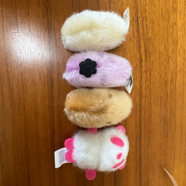 카피바라상 판다 미니 인형 세트 산엑스 고전 리락쿠마 마메고마 빈티지