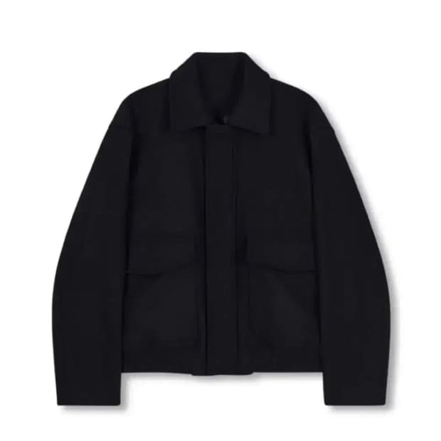 아워스코프 집업 울 자켓 블랙 2