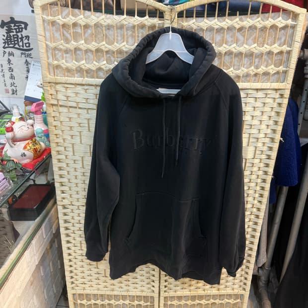 105-110 정품 버버리 자수로고 후드티 팝니다
