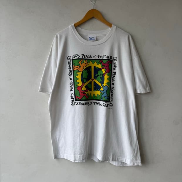 90s Lets Peace it together 티셔츠