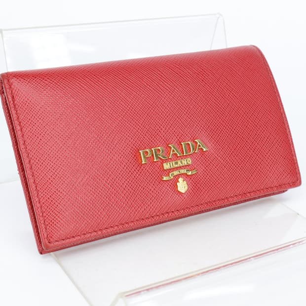 프라다 사피아노 레더 중지갑