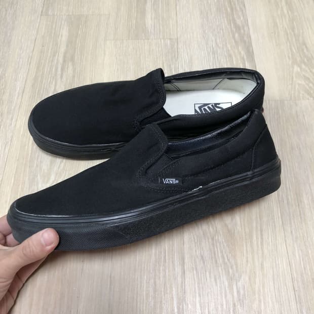 (270) 반스 VANS 슬립온 트리플 블랙 올검 반스 슬립온올검 270