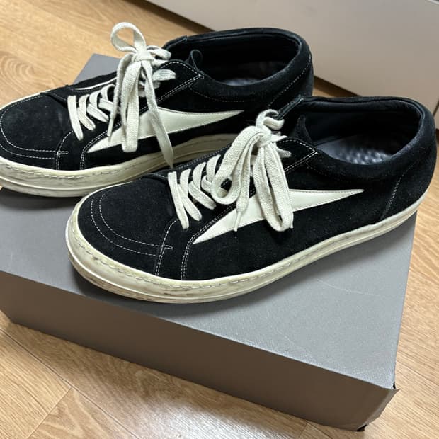 릭오웬스 반스 스웨이드 42