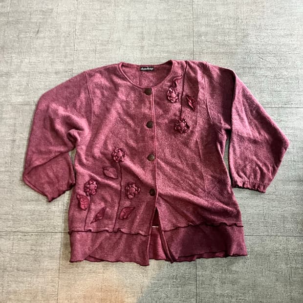 일본빈티지 Alamadeage 하구미모리걸 달천깔페어리 플라워벌룬자켓