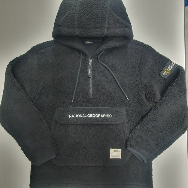 내셔널지오그래픽 뽀글이 후드