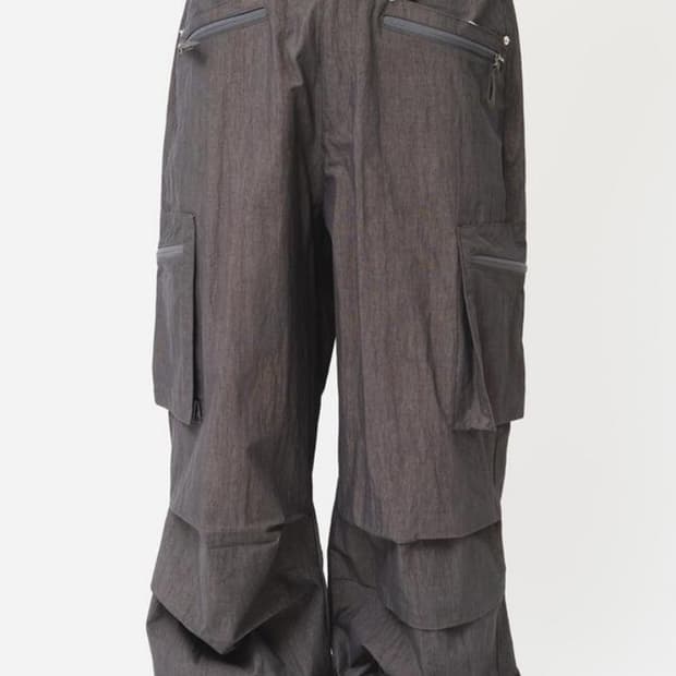 Z Cargo Parachute Pants charcoal
