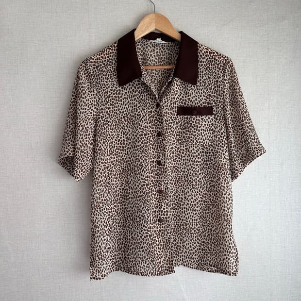 Vintage Leopard Pattern Shirts