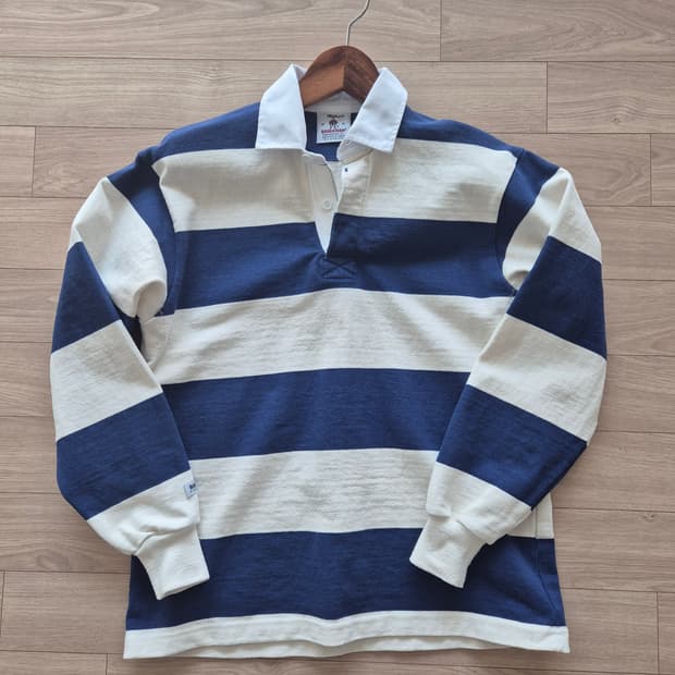 바바리안 스포츠웨어 Ocean/Ivory 럭비셔츠