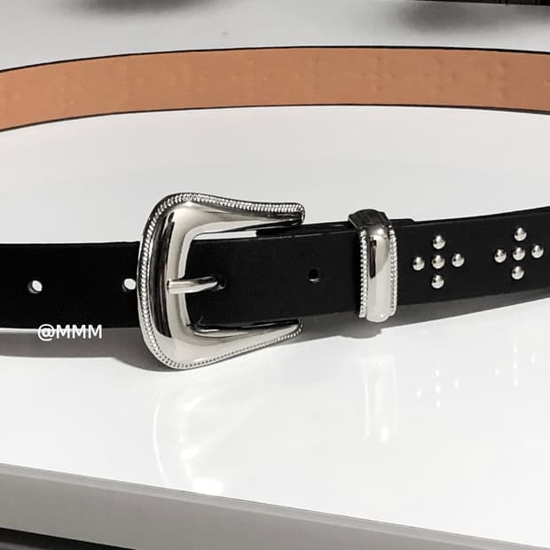 [Unisex] 웨스턴 스터드 벨트