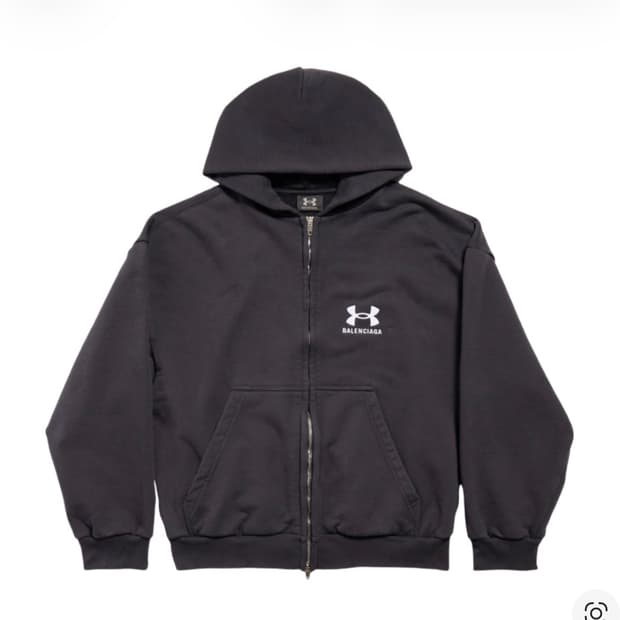 구매 M,L) 발렌시아가 언더아머 후드 집업 구매