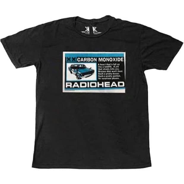 라디오헤드 공식 밴드티 M