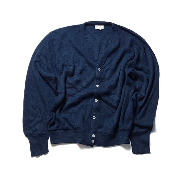 90s USA 빈티지 L.L.Bean 네이비 아크릴 가디건