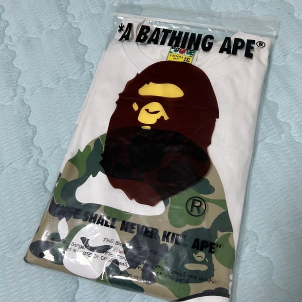 BAPE Japan Big Ape Head City T-Shirt Whi