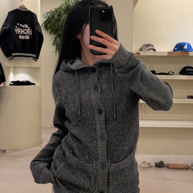 아르마니 익스체인지 아카이브 후드 스웨터 자켓 U114