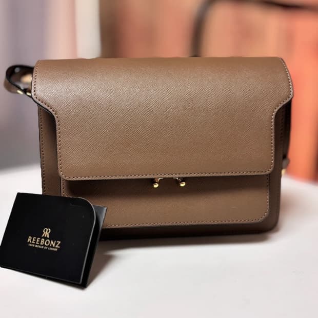 마르니 트렁크백 시가브라우