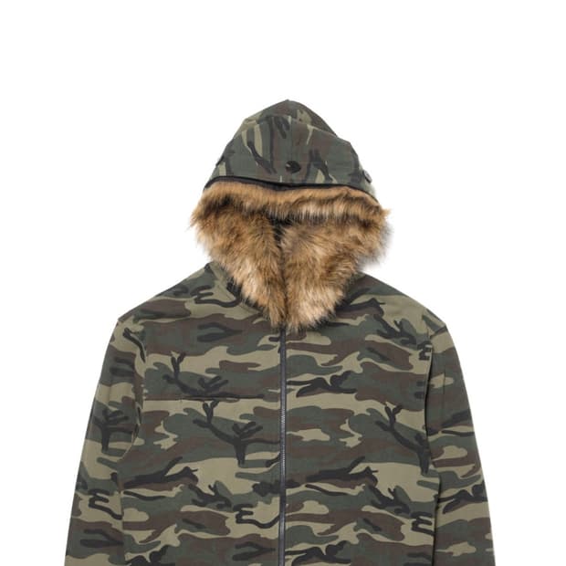 해칭룸 리버시블 퍼 후드집업 2사이즈(s)