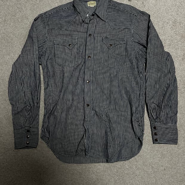 웨어하우스 히코리 웨스턴셔츠40사이즈
